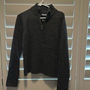 Patagonia 100% lambswool 1/4 zip